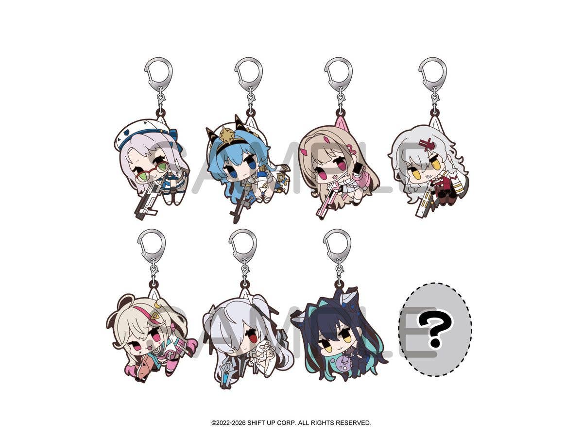 Goddess of Victory: NIKKE: Pinchable Rubber Keychain Vol. 2 1Box 8pcs