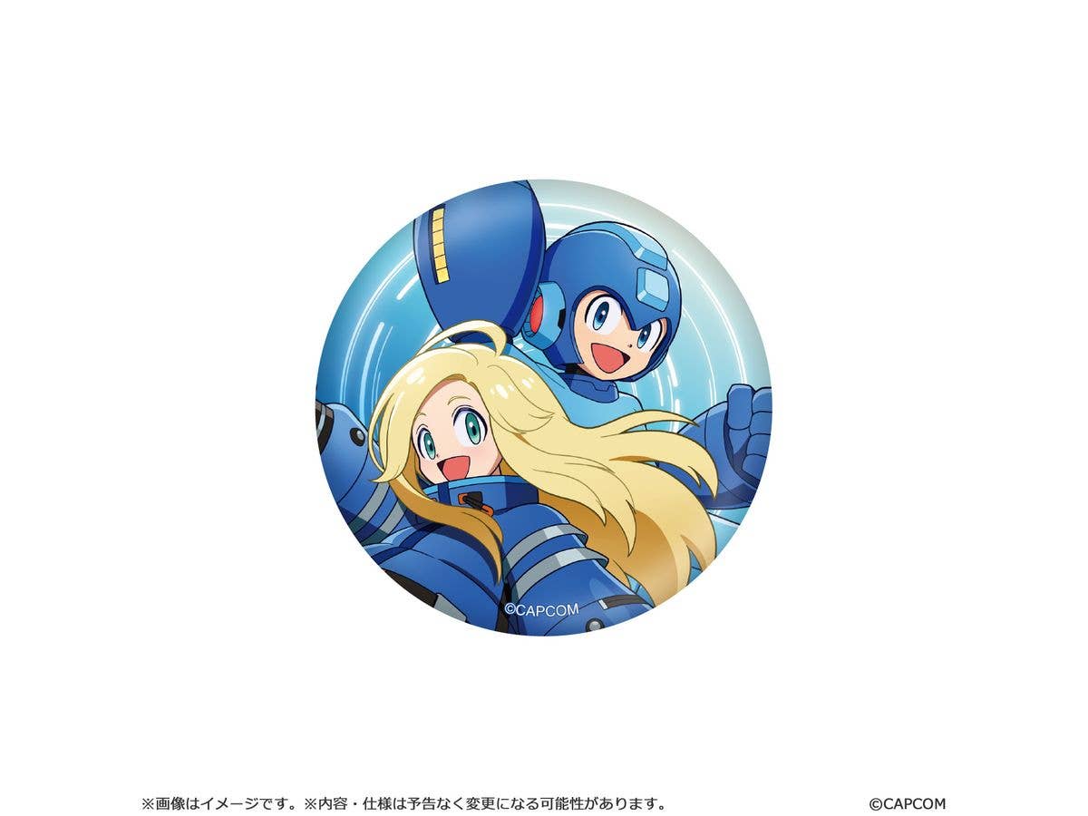 PRAGMATA x Mega Man: Dual Override Can Badge