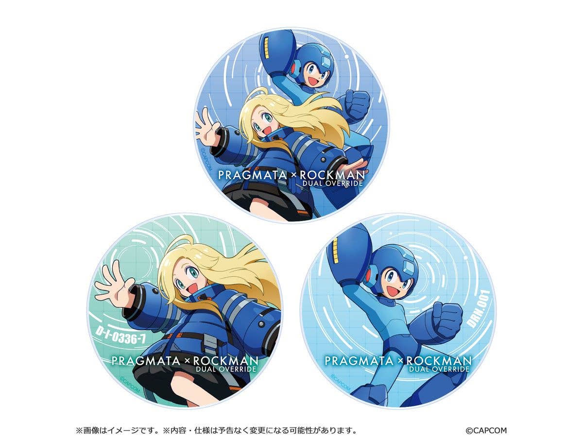 PRAGMATA x Mega Man: Dual Override Acrylic Coaster Set (3pcs)