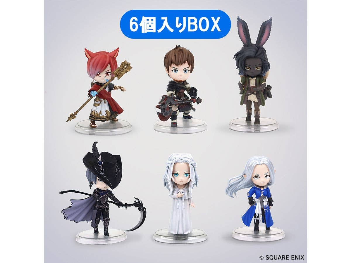 Final Fantasy XIV Miniature Figure Collection Vol. 3 (1 Box, 6 Pieces)