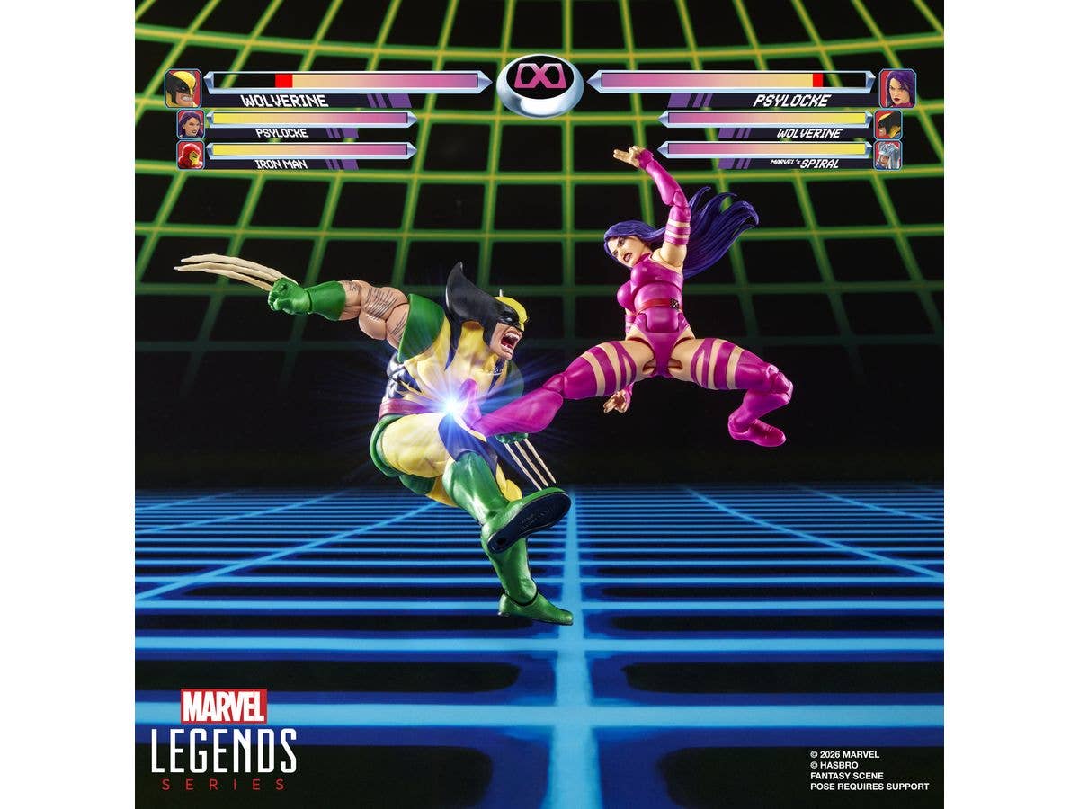 Marvel Legends Series Marvel Games Wolverine vs Psylocke
