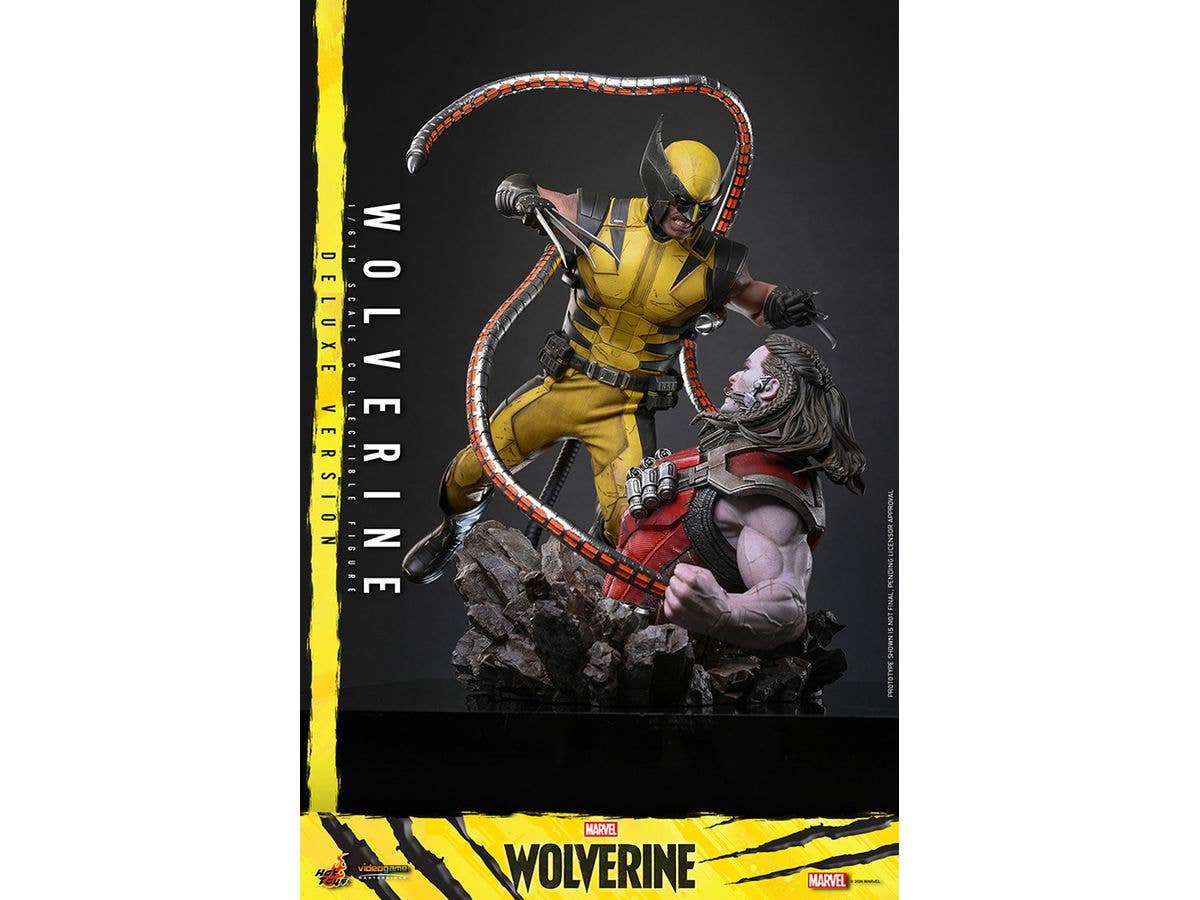 Video Game Masterpiece - Scale Fully Poseable Figure: Marvel's Wolverine - Wolverine (Deluxe Version)