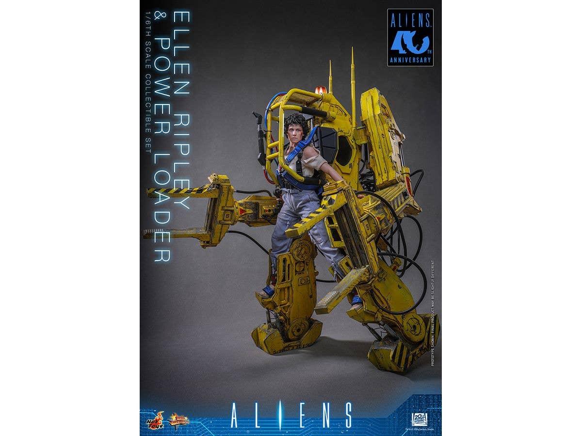Movie Masterpiece - Scale Fully Poseable Figure: Aliens - Ellen Ripley & Power Loader (2.0)