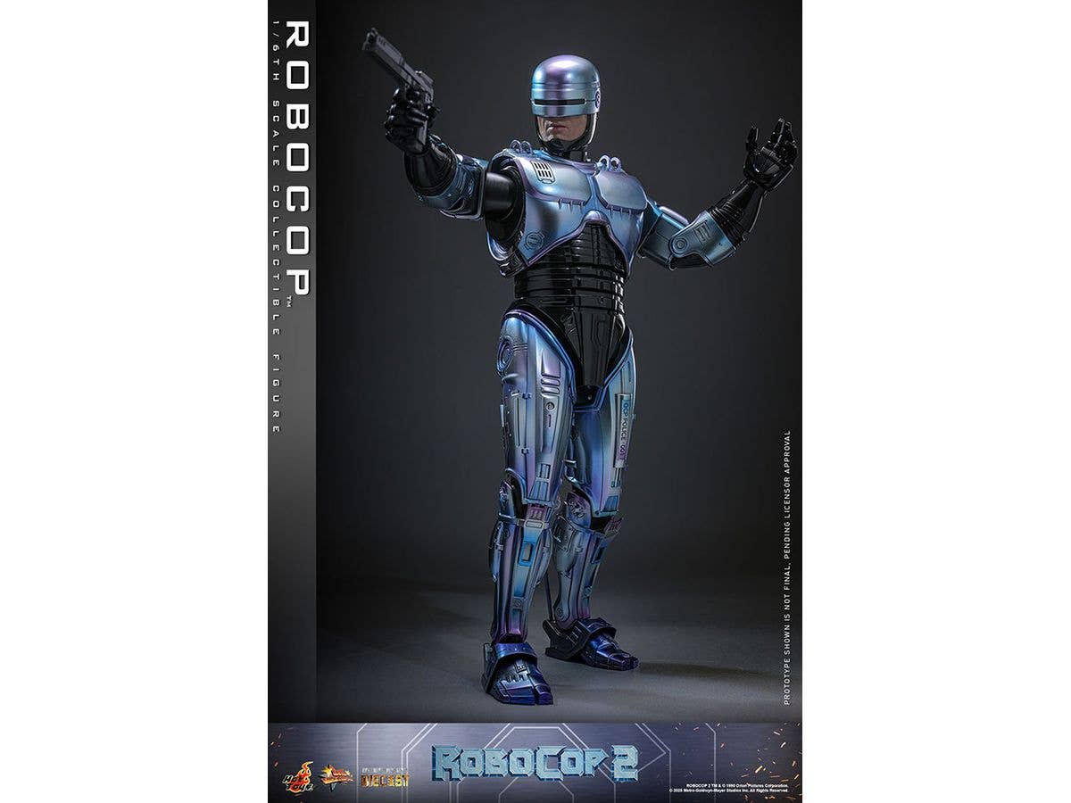 Movie Masterpiece Diecast - Fully Poseable Figure: RoboCop 2 - RoboCop