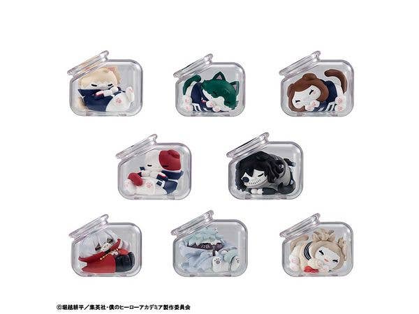Mega Cat Project My Hero Academia Goodnight Hiroaka Nyanko: 1Box (8pcs)