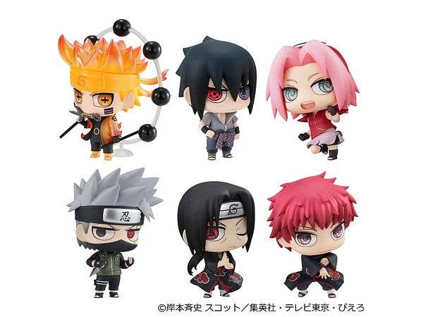 ChimiMega Series Naruto Shippuden Mascot Collection [1]: 1Box (6pcs)