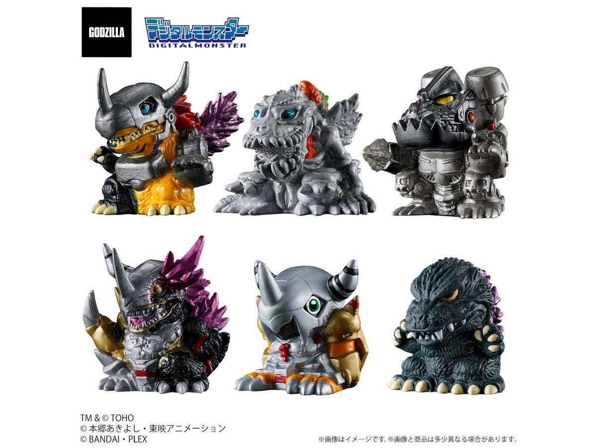 Godzilla VS Digital Monster Mini Sofvi Chronicle 1Box 6pcs
