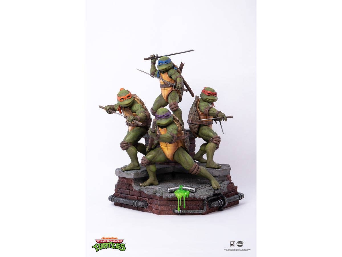 TMNT Teenage Mutant Ninja Turtles 1990/ Turtles Diorama Statue