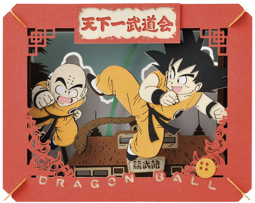 PAPER THEATER DRAGON BALL Z The Sell Game PT-L36 From Japan.