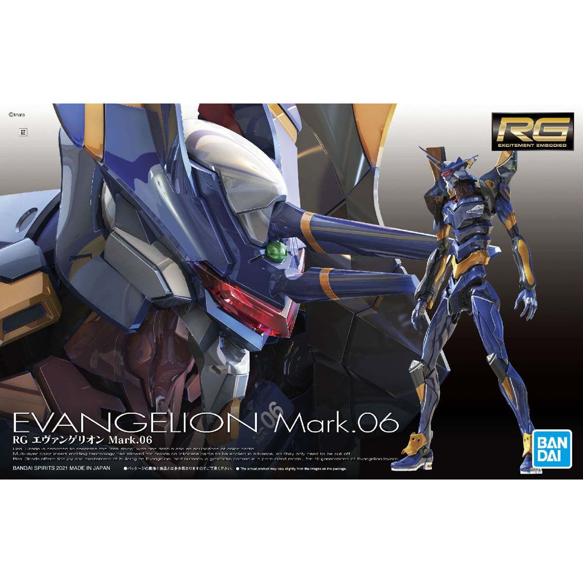 Bandai Figure Evangelion Model Kit Anime Figures RG 1/144 EVA 02 Evangelion  Production Model-02 Action Figure Toys For Boys