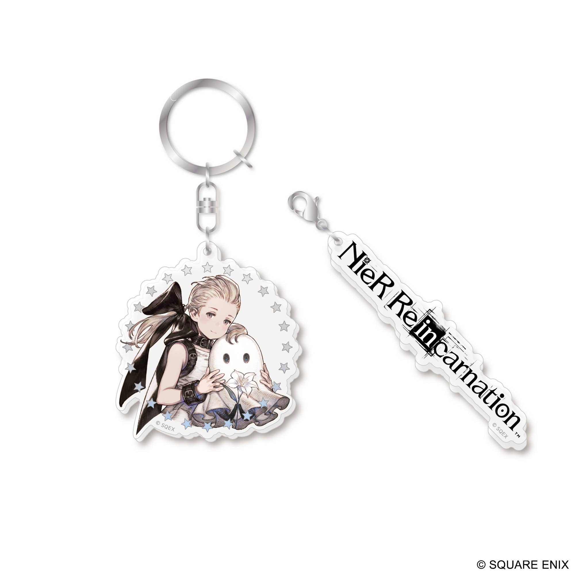 NieR Series 15th Anniversary Acrylic Keychain Fio & Mama