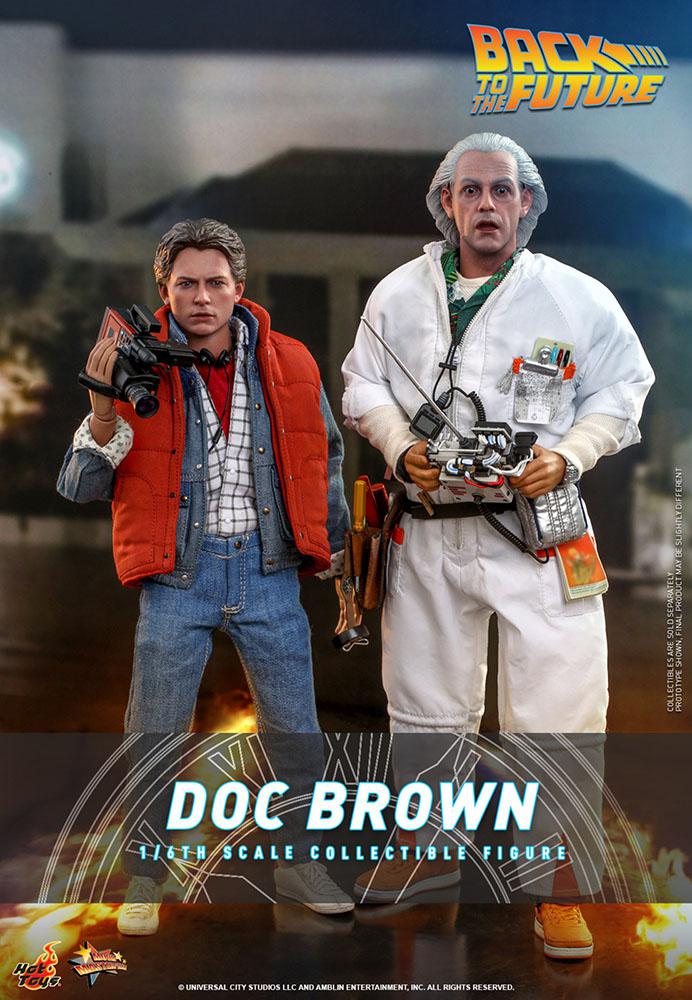 Back to the Future: Doc Brown 1:6 Scale Figure - HOT TOYS - Hobby One