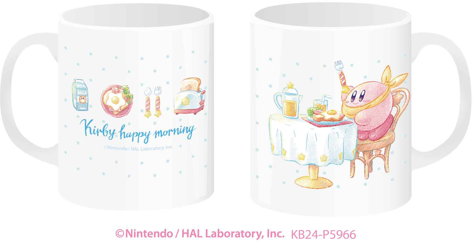 Kirby: Kirby happy morning Mug Fun Breakfast
