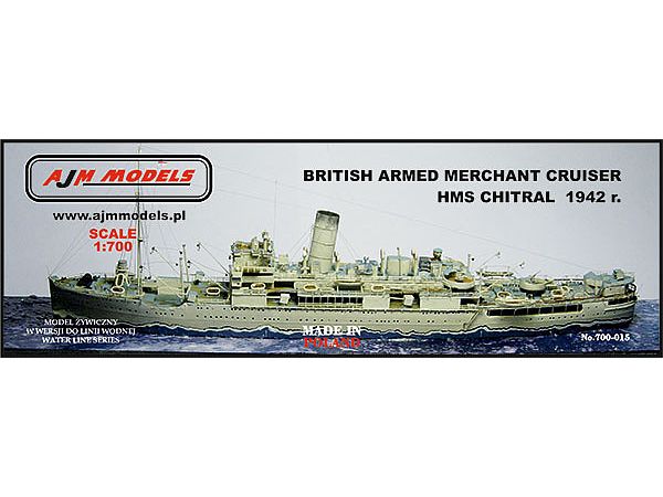 British Voyage Cruiser HMS Chitral 1942