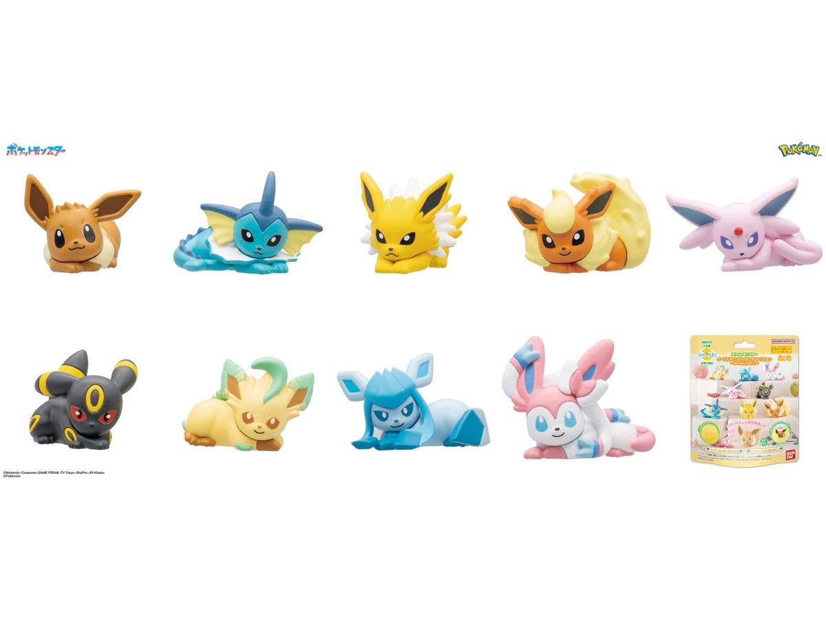Bikkura Tamago Pokemon Eevee Friends Figure Collection -Relaxing Time- (Random 1pc)