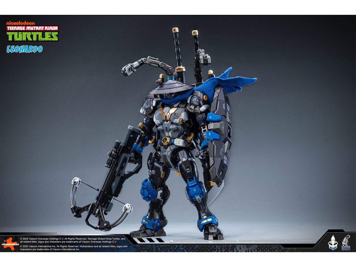HB0071 Teenage Mutant Ninja Turtles Leonardo Alloy Movable Figure (40th Anniversary Ver.)