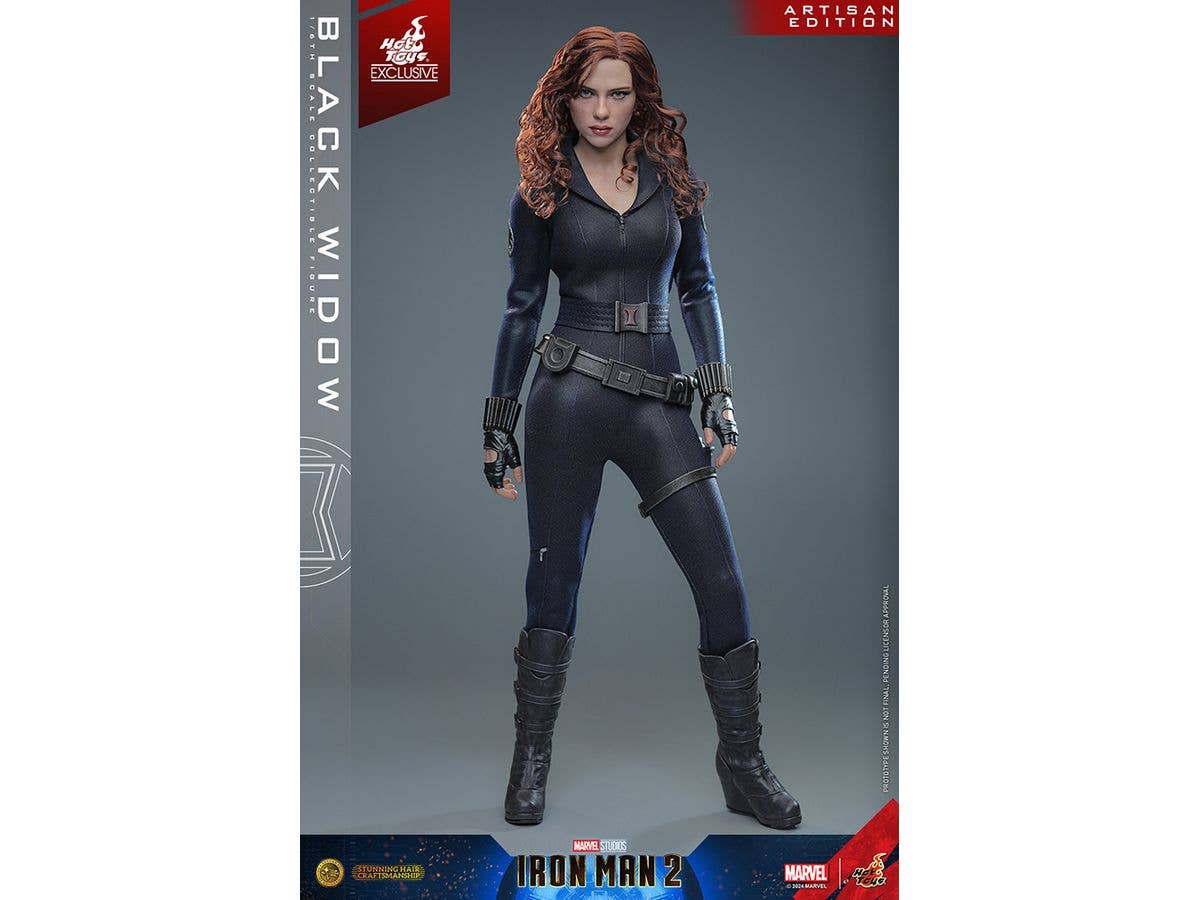 Movie Masterpiece Artisan - Fully Poseable Figure: Iron Man 2 - Black Widow