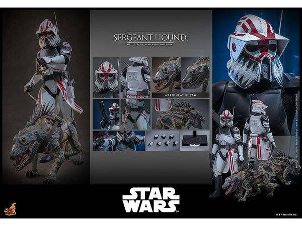 Television Masterpiece - Scale Fully Poseable Figure: Star Wars: The Clone Wars - Sergeant Hound