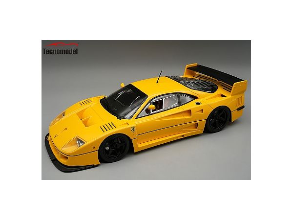 Ferrari F40 LM 1996 Press Version Modena Yellow w/ Black 5-Spoke Rims