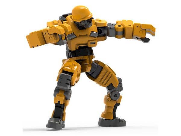 Remnant Dome Series WWS-O-01/04 Match Soldier / Industrial Soldiers Plastic Model Kit (Yellow)